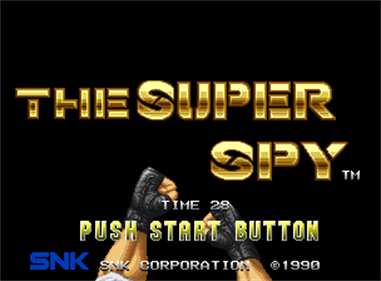 ACA NEOGEO The Super Spy - Screenshot - Game Title Image