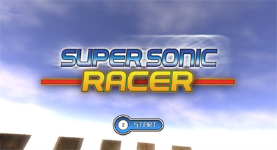 Super Sonic Racer - Screenshot - Game Title Image