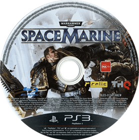 Warhammer 40,000: Space Marine - Disc Image