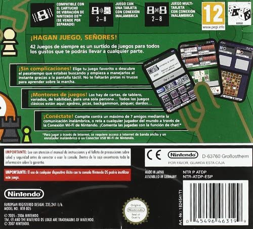 Nintendo DS Software World's Clubhouse Games Wi-Fi enabled, Game