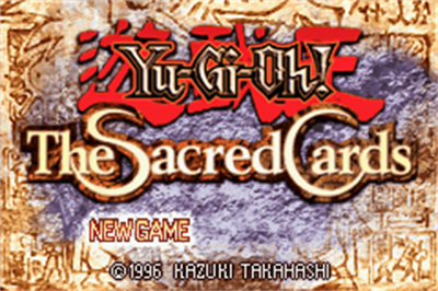 Yu-Gi-Oh! The Sacred Cards - Screenshot - Game Title Image