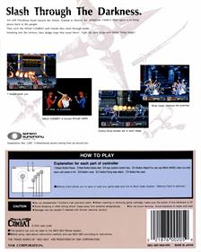 Ninja Combat - Box - Back Image