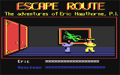 Escape Route: The Adventures of Eric Hawthorne - Screenshot - Game Title Image