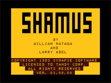 Shamus - Screenshot - Game Title Image