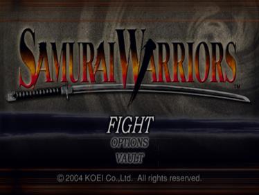 Samurai Warriors - Screenshot - Game Select Image