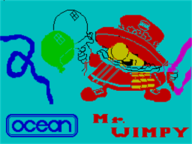 Mr. Wimpy: The Hamburger Game - Screenshot - Game Title Image
