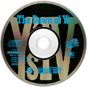 Ys IV: The Dawn of Ys - Disc Image