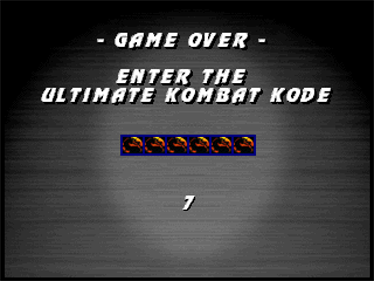 Mortal Kombat Trilogy - Screenshot - Game Over Image