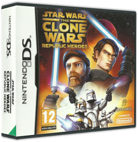 Star Wars: The Clone Wars: Republic Heroes - Box - 3D Image