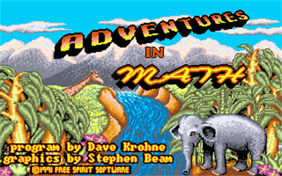 Adventures in Math - Screenshot - Game Title Image
