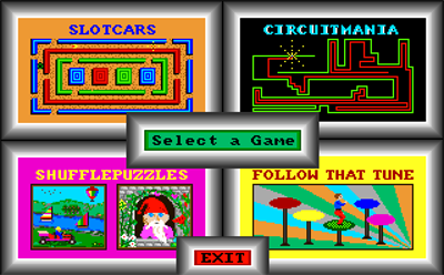 Easy and Fun: Four in One - Screenshot - Game Select Image