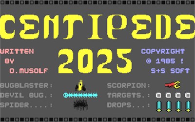 Centipede 2025 - Screenshot - Game Title Image