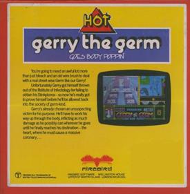 Gerry the Germ Goes Body Poppin' - Box - Back Image