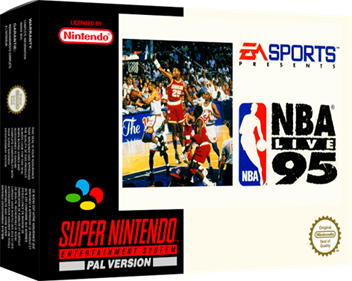 NBA Live 95 - Box - 3D Image