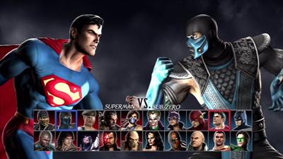 Mortal Kombat vs. DC Universe - Screenshot - Game Select