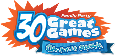 Family Party: 30 Great Games Obstacle Arcade - Clear Logo Image