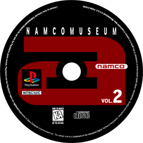 Namco Museum Vol. 2 - Fanart - Disc Image