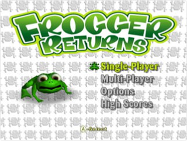Frogger Returns - Screenshot - Game Title Image
