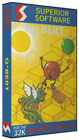 Q*Bert - Box - 3D Image