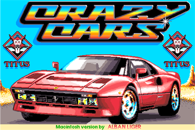 Crazy Cars - Screenshot - Game Title Image
