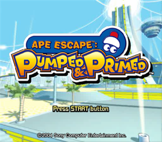 Ape Escape: Pumped & Primed - Screenshot - Game Title Image
