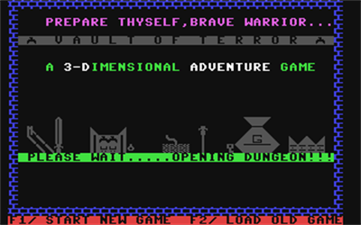Vault of Terror - Screenshot - Game Title Image