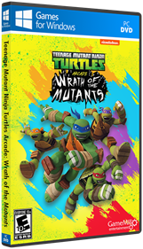 Teenage Mutant Ninja Turtles Arcade: Wrath of the Mutants - Box - 3D Image