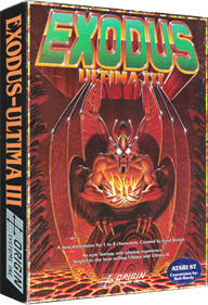 Ultima III: Exodus - Box - 3D Image
