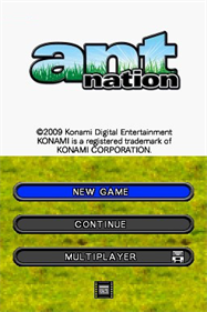 Ant Nation - Screenshot - Game Title Image