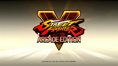 Street Fighter V: Arcade Edition - Screenshot - Game Title Image