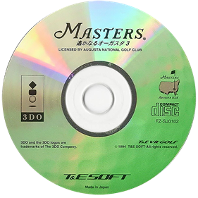 Masters: Harukanaru Augusta 3 - Disc Image