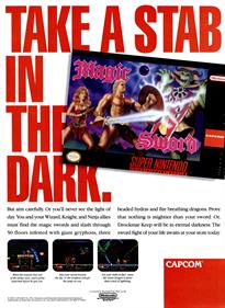 Magic Sword - Advertisement Flyer - Front Image