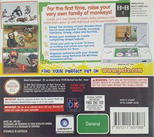 Petz: Monkeyz House - Box - Back Image