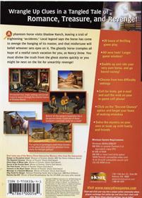 Nancy Drew: The Secret of Shadow Ranch - Box - Back Image