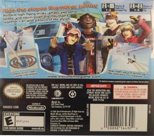 Shaun White Snowboarding - Box - Back Image