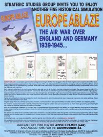 Europe Ablaze - Advertisement Flyer - Front Image