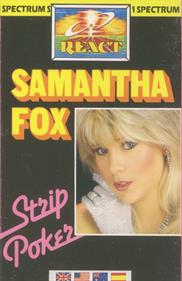 Samantha Fox Strip Poker - Box - Front