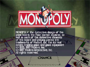 Monopoly - Screenshot - Game Title Image