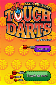 Touch Darts - Screenshot - Game Title Image