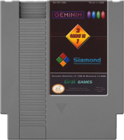 2 Games in 1: Geminim / Siamond - Cart - Front Image
