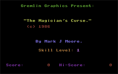 The Magicians Curse - Screenshot - Game Title Image