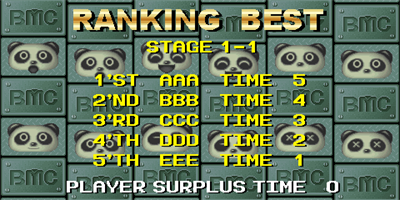 PoPo Bear - Screenshot - High Scores Image