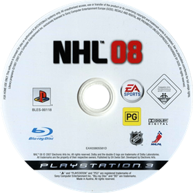 NHL 08 - Disc Image