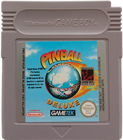 Pinball Deluxe - Cart - Front Image