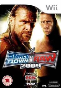 WWE SmackDown vs. Raw 2009 - Box - Front Image