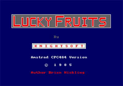 Lucky Fruits - Screenshot - Game Title Image