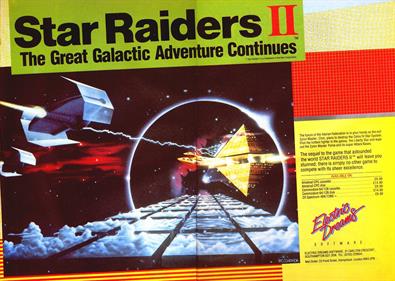 Star Raiders II - Advertisement Flyer - Front Image