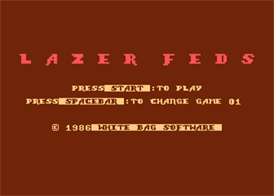 Lazer Feds - Screenshot - Game Title Image