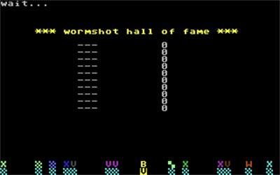 Wormshot - Screenshot - High Scores Image
