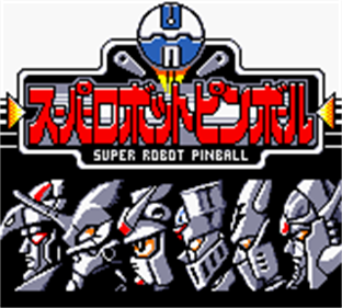 Super Robot Pinball - Screenshot - Game Title Image